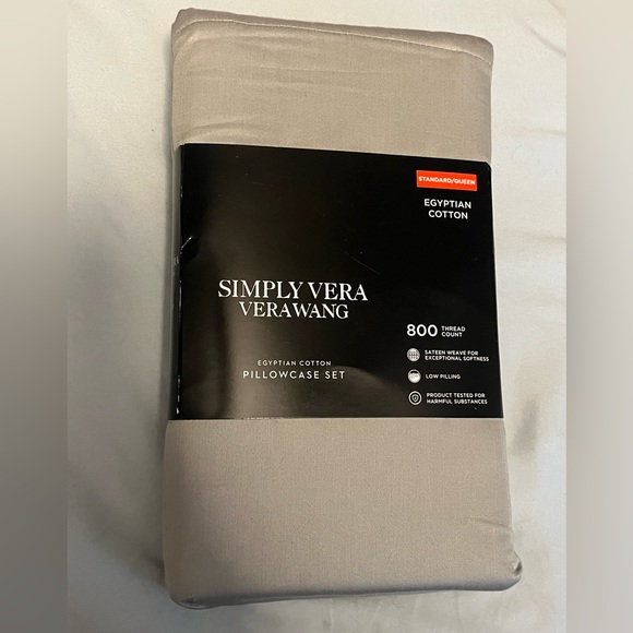 NWT SIMPLY VERA VERAWANG PILLOWCASE SET - Picture 2 of 4